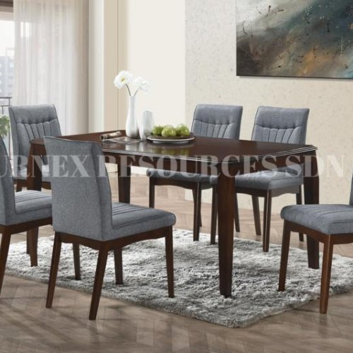 RUBY TABLE + TIFFANY CHAIR 1+6 DINING SET